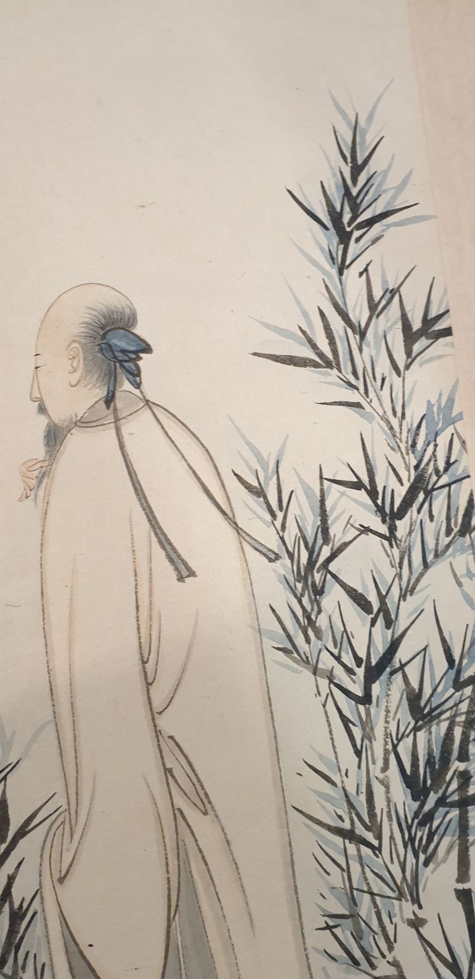 Zhang Daqian (1899-1983), ink and color on paper: 'Amidst the bamboo', dated 1949 - Image 28 of 37