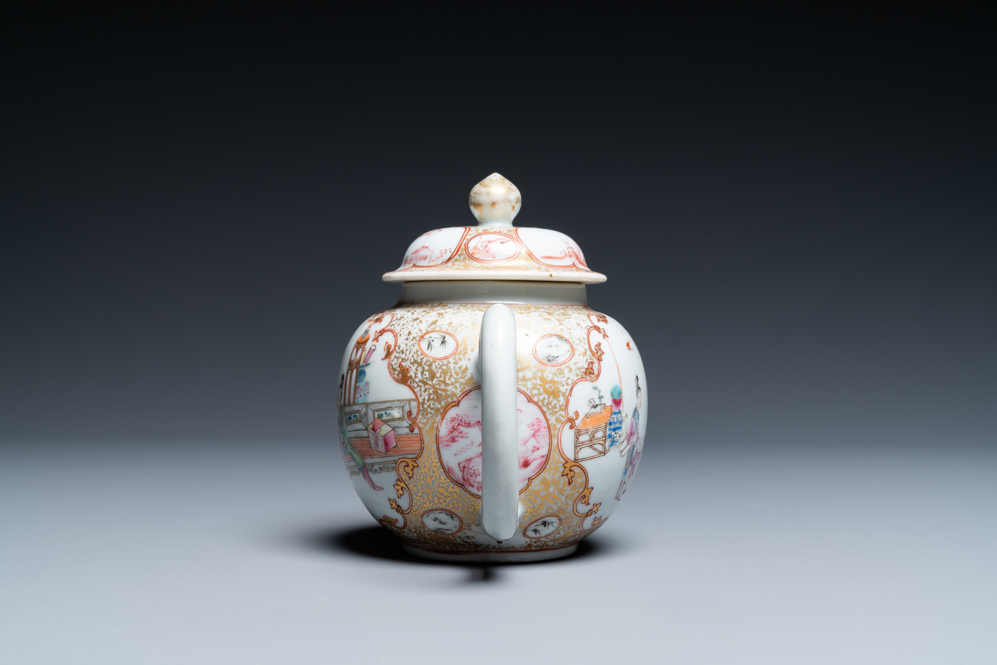 A collection of Chinese famille rose tea wares, Yongzheng/Qianlong - Image 26 of 29