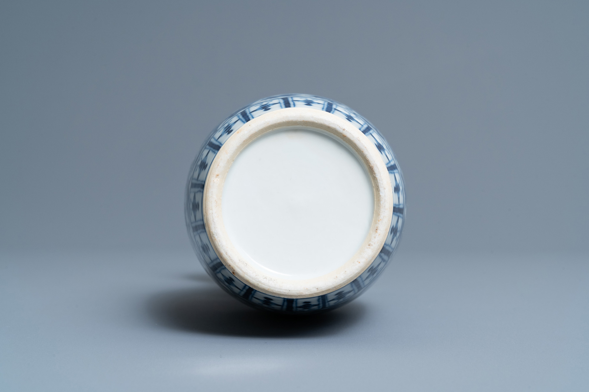 Ten mostly Chinese blue and white, famille rose and Imari-style vases, Kangxi and later - Image 13 of 13