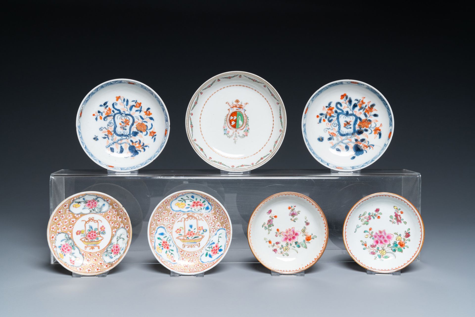 A collection of Chinese famille rose tea wares, Yongzheng/Qianlong - Image 4 of 29