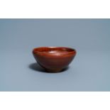 A Chinese persimmon-glazed bowl, Song or later