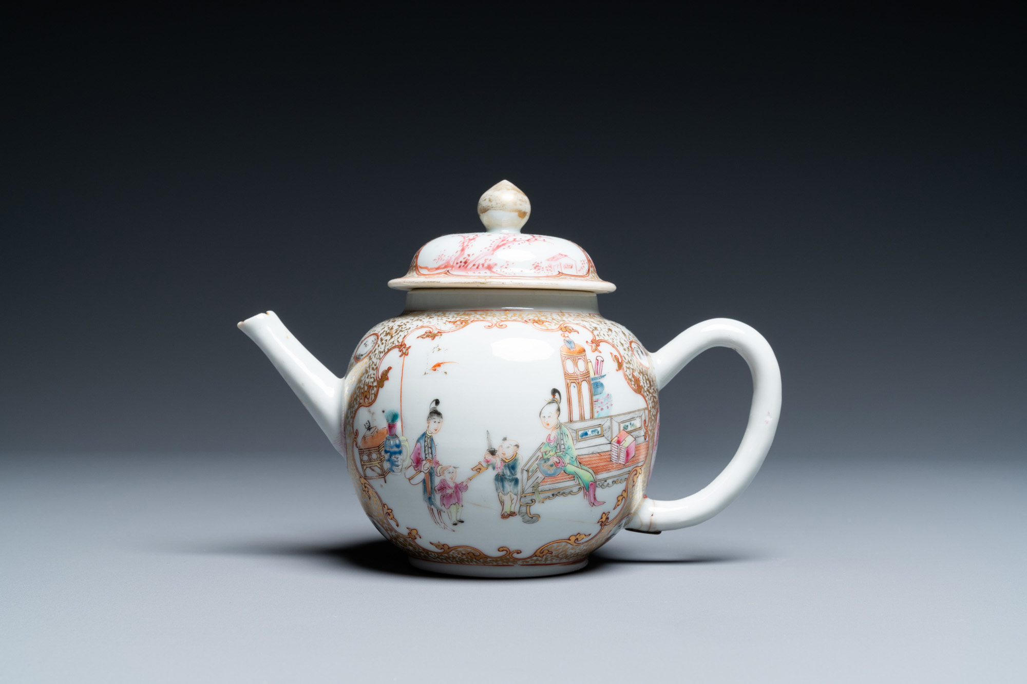 A collection of Chinese famille rose tea wares, Yongzheng/Qianlong - Image 27 of 29