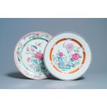 Two Chinese famille rose dishes, Yongzheng/Qianlong