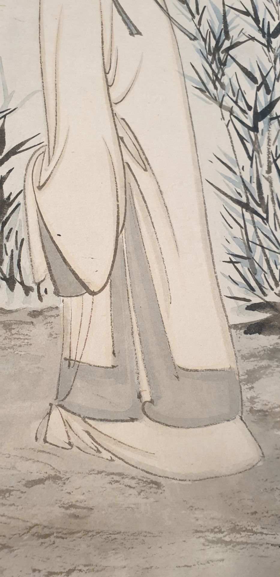 Zhang Daqian (1899-1983), ink and color on paper: 'Amidst the bamboo', dated 1949 - Image 36 of 37