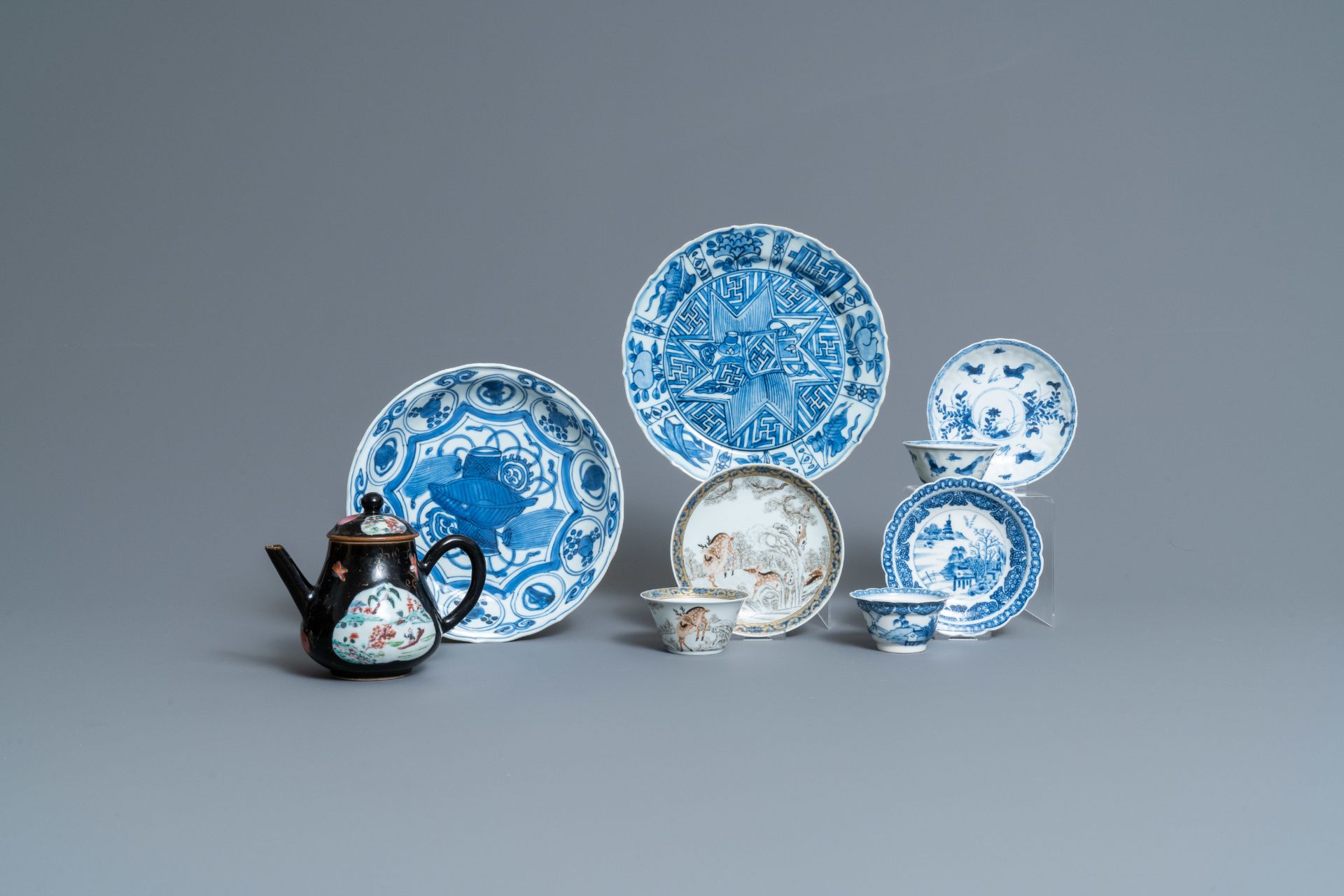 A varied collection of Chinese porcelain, Ming and Qing