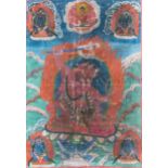 A 'Hayagriva' thangka, Tibet, 19th C.