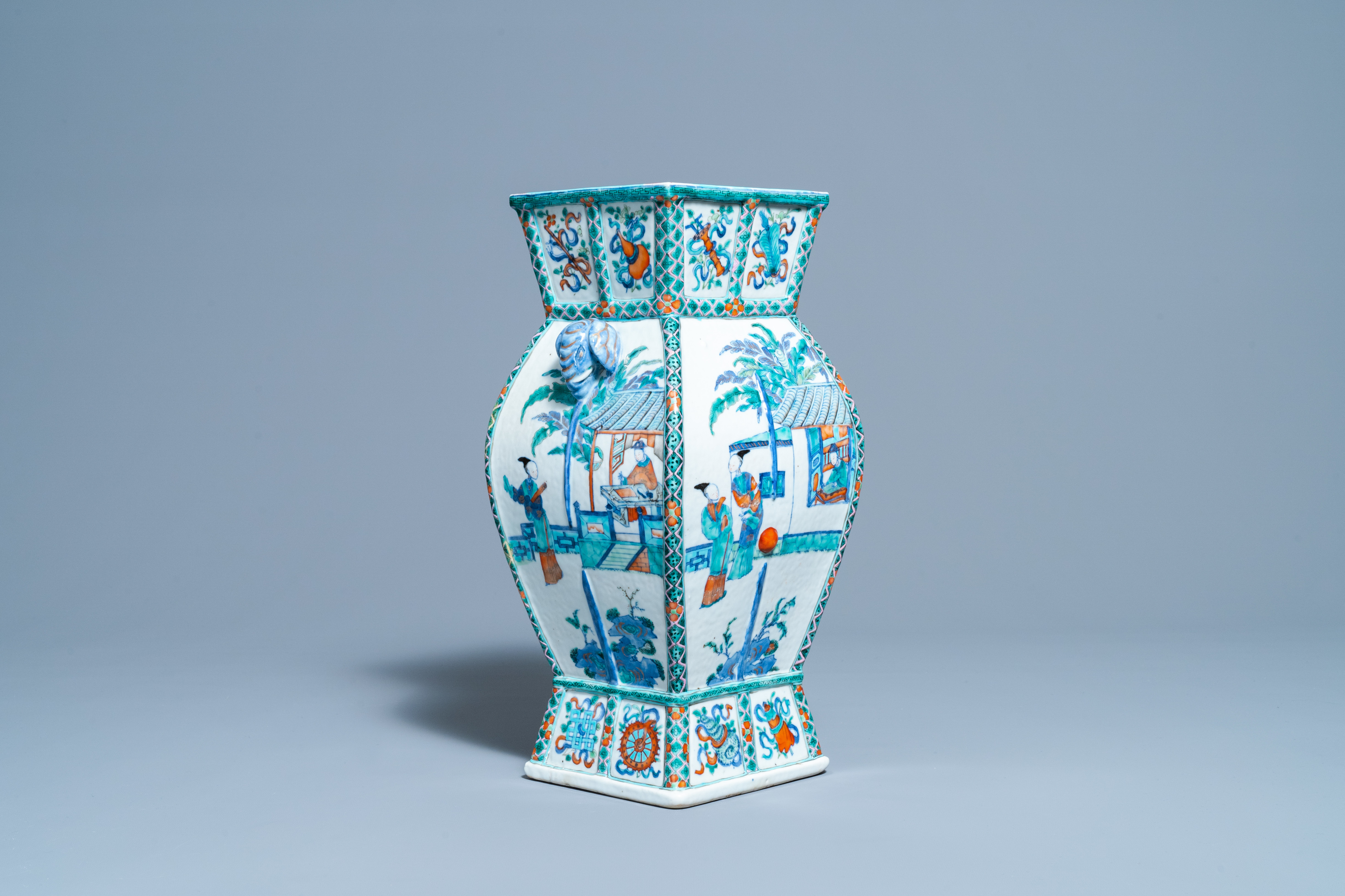 A Chinese doucai 'Xi Xiang Ji' vase, Qianlong/Jiaqing - Image 4 of 62