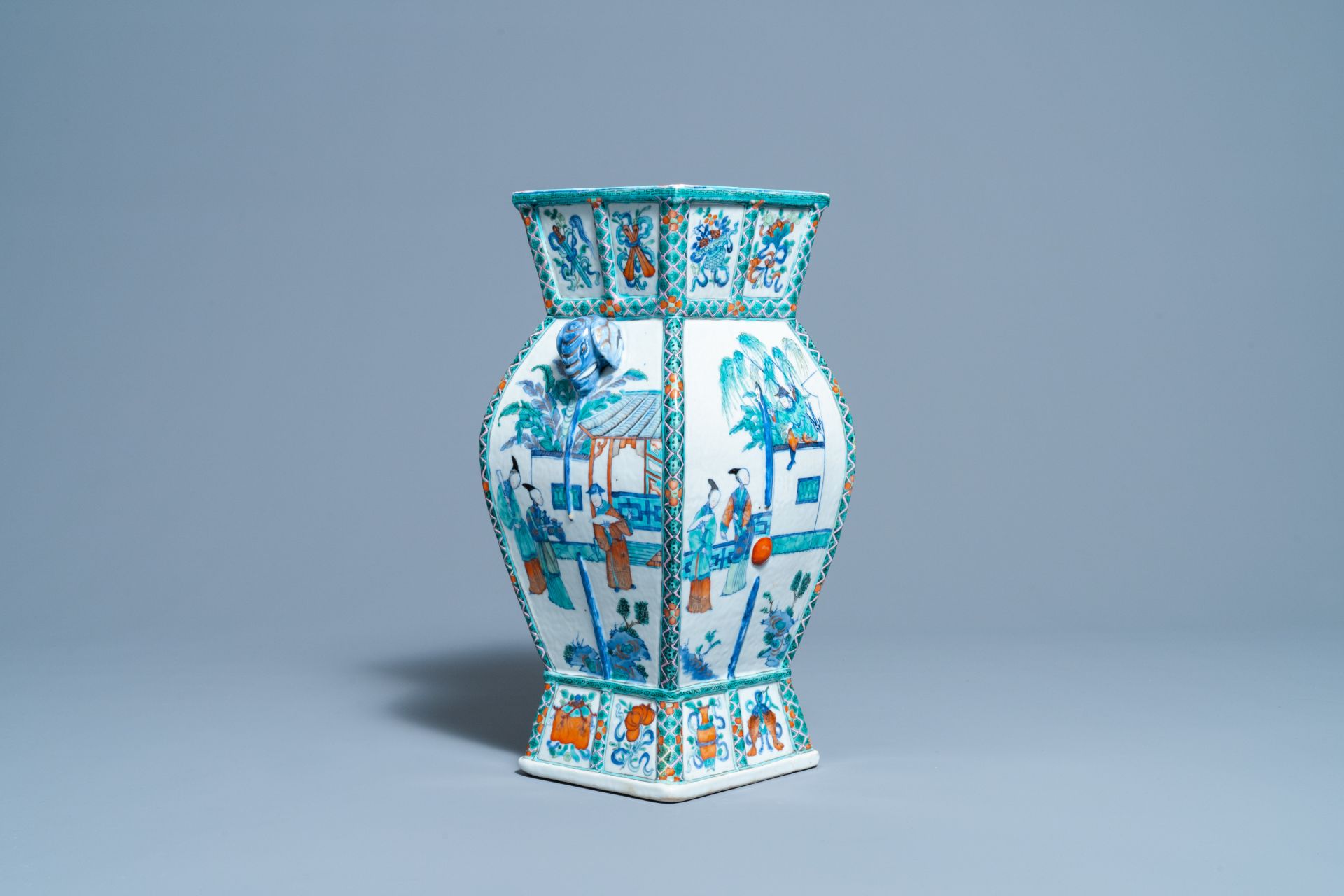 A Chinese doucai 'Xi Xiang Ji' vase, Qianlong/Jiaqing - Image 8 of 62