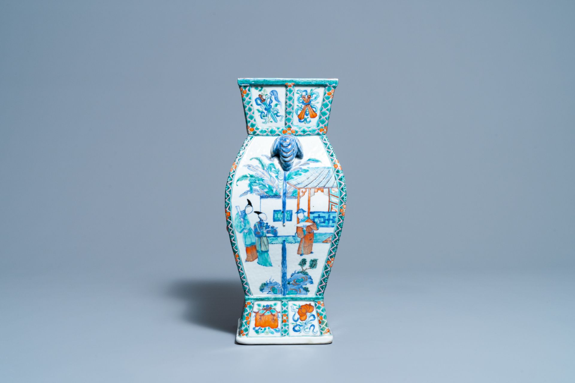 A Chinese doucai 'Xi Xiang Ji' vase, Qianlong/Jiaqing - Image 7 of 62