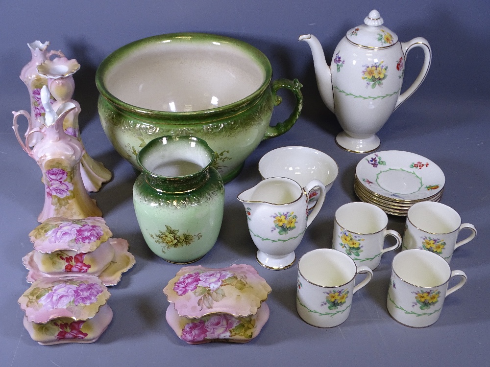 ROYAL DOULTON COFFEEWARE and M & Z of Austria dressing table ware ETC