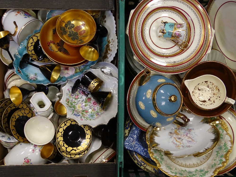 CHINA & POTTERY a mixed assortment (within 2 boxes)