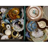 CHINA & POTTERY a mixed assortment (within 2 boxes)