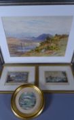 JOSIAH CLINTON JONES RCA watercolour - 'Lyn Crafnant, near Trefriw', 44.5 x 34.5cms, two continental