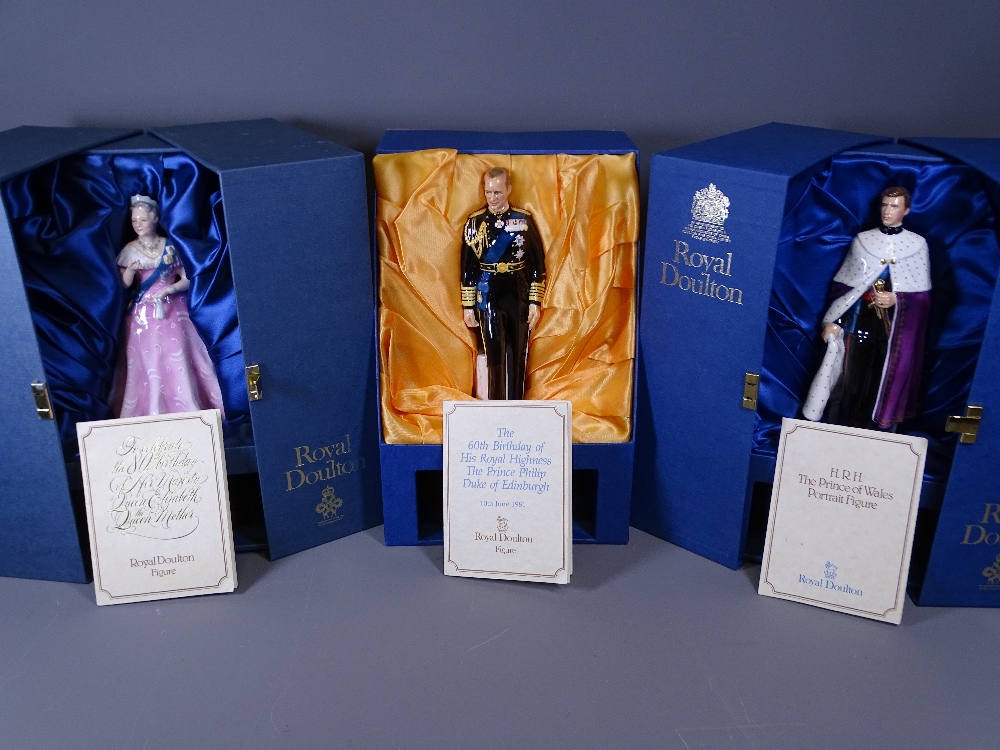 ROYAL DOULTON LIMITED EDITIONS (3) - Celebrate the 80th Birthday of Her Majesty Queen Elizabeth