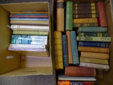 VINTAGE & LATER BOOKS (two boxes), titles include 'British birds in their haunts' by Reverend C A