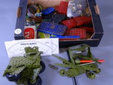 MECCANO - an assortment of loose parts