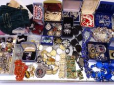 SILVER, CORAL, MARCASITE & OTHER JEWELLERY, medallions and pendant necklaces ETC