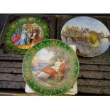 LIMOGES LIMITED EDITION COLLECTOR'S PLATES depicting Napoleon and Josephine x 13