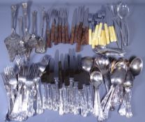 KINGS PATTERN CUTLERY, SERVERS, other servers ETC