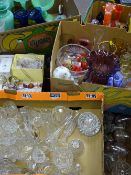 GLASSWARE - Italian, French and antique decorative and drinking glasses, a very large quantity