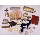 COINS, NOTES & COLLECTABLES, a mixed group including a Falkland Islands five pounds note 14th June