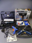 BLACK & DECKER, POWERCRAFT BOXED & CASED ELECTRIC HAND TOOLS including a power screwdriver and a