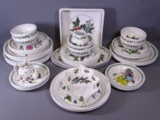 PORTMEIRION 'THE HOLLY & THE IVY' and a good quantity of The Botanic Garden plates