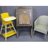 VINTAGE UTILITY/HOUSEHOLD FURNITURE, three items including a Shanks & Co Ltd mahogany cistern