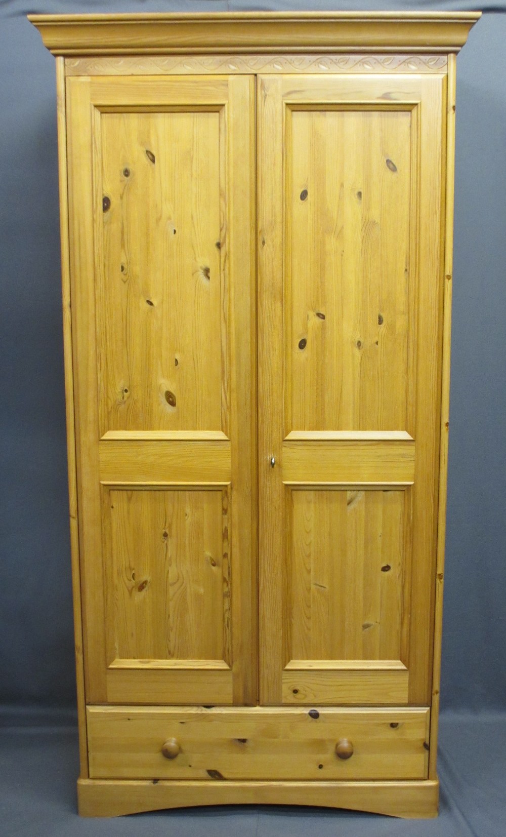 MODERN PINE FOUR PIECE BEDROOM SUITE, retailed by Marks & Spencers, consisting of a two-door - Image 3 of 6