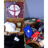 CASED COLLECTOR'S WORLD - The Queen's Jubilee commemorative teaspoons, picnic basket, Kodak