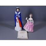 ROYAL DOULTON FIGURE in presentation box, Her Majesty Queen Elizabeth II HN2878, Limited Edition and