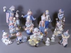 LLADRO CLOWN COLLECTION and other pieces, many boxed