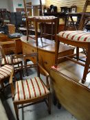 ARIGHI BIANCHI & CO REPRODUCTION GEORGIAN-STYLE MAHOGANY DINING FURNITURE comprising sideboard and