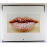 KATE MARTIN limited edition (145/650) colour photographic art print - entitled verso 'Sugar Lips'