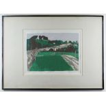 SARAH HOPKINS limited edition (7/30) screenprint - Llandeilo, signed and dated in pencil 1988, 29