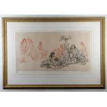 WILLIAM RUSSELL FLINT limited edition (750) colour print - Studies of Cecilia, first published 1959,