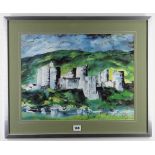 JOHN PIPER colour print - Kidwelly Castle, 35 x 45.5cms