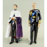 TWO ROYAL DOULTON FIGURINES, H.R.H. Prince Philip Duke of Edinburgh and H.R.H. The Prince of