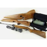 ASSORTED TARGET SHOOTING ACCESSORIES & AIR RIFLES, comprising a Burris Compact Spotting Scope, model