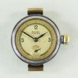 LADIES ROLEX OYSTER PRIMA WRISTWATCH, ref. 2701, c.1935, 15 jewel lever movement, blued steel hands,