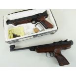 TWO TARGET AIR PISTOLS, comprising a Mercado model '5' break action target pistol, and a Crossman '