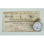 SWISS TRIPLE CALENDAR MOONPHASE SILVER CASED POCKET WATCH, c.1905, pink and white enamel dial with