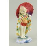 ROYAL DOULTON PORCELAIN FIGURINE 'BABETTE' HN1423, c. 1930-1938 by Leslie Harradine, of a girl in