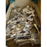 LOOSE EPNS KINGS PATTERN CUTLERY, a good quantity