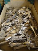 LOOSE EPNS KINGS PATTERN CUTLERY, a good quantity