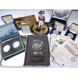 MILITARY COMMEMORATIVE COIN COLLECTION to include a Royal Mint Classics Nelson with coin figurine