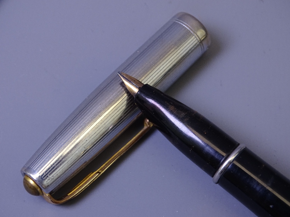 WATERMAN - Vintage (late 1940s) Black Waterman Taperite Citation fountain pen with gold plated - Image 4 of 4