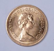 ELIZABETH II GOLD SOVEREIGN 1979, 8grms