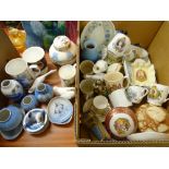 ROYAL COPENHAGEN VASES & PIN DISHES, commemorative ware, Japanese lustre teaware ETC
