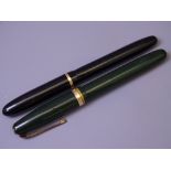 WATERMAN - Vintage (1940s) Black Waterman Champion 501 fountain pen with gold plated trim and